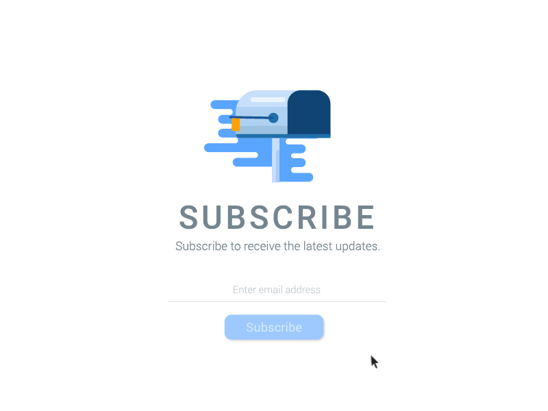 Subscribe - DailyUi 026 026 dailyui design motion subscribe ui webdesign