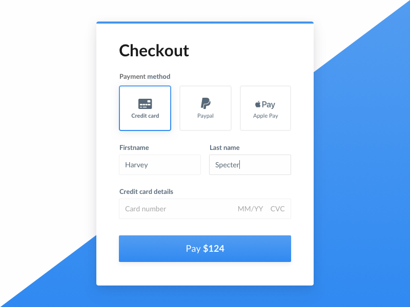 Checkout — Daily UI Challenge #002 daily ui 002 form payment ui daily ui checkout