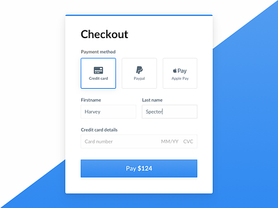 Checkout — Daily UI Challenge #002 checkout daily ui daily ui 002 form payment ui