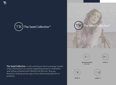 The Seed Collective brand identity branding design graphic design icon identity logo logo design logodesign vector wellness