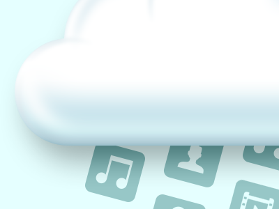 Cloud icons web