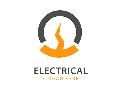 ELECTRICAL LOGO adobe illustrator design electric logo minimal