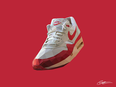 Low Poly Nike Air Max 87