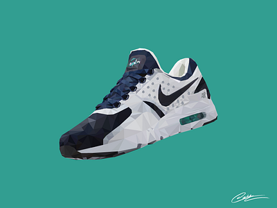 Low Poly Nike Air Max Zero air cooke low max nike poly vincent zero