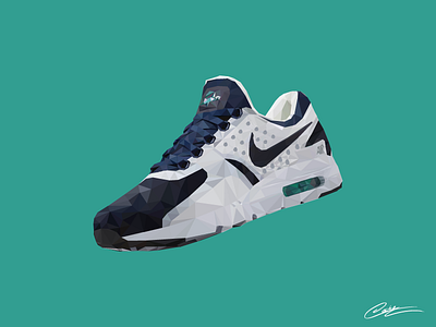 Low Poly Nike Air Max Zero