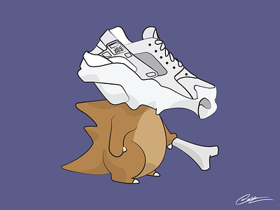 Sneakermon: Cubone x Nike Huarache