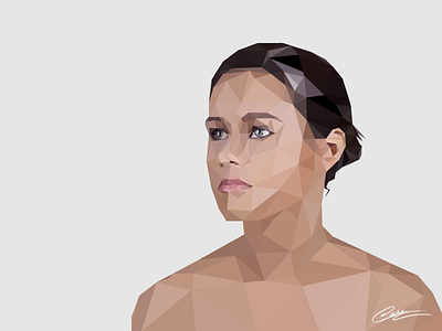 Low Poly Girl cooke girl low poly vincent