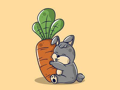 Rabbit and The Big Carrot