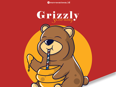 Grizzly bear Illustration bear branding character design graphic design grizzly illustration illustrator logo vector