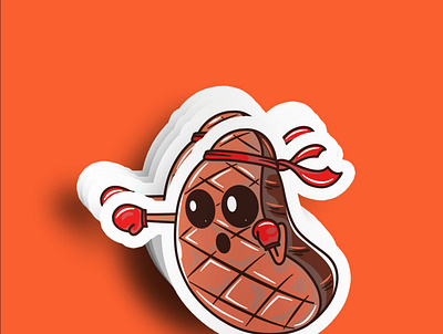 Meat Boxing Illustration branding design graphic design illustration illustrator logo restaurant vector