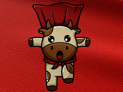 Cow Fly Illustration branding cow design graphic design illustration illustrator logo vector