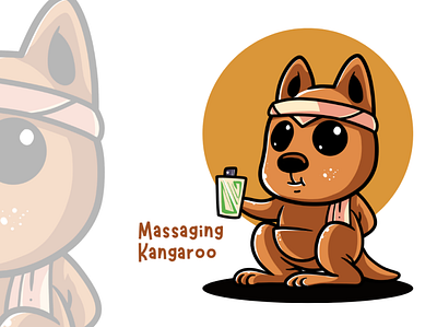 The kangaroo is a masseuse gesture