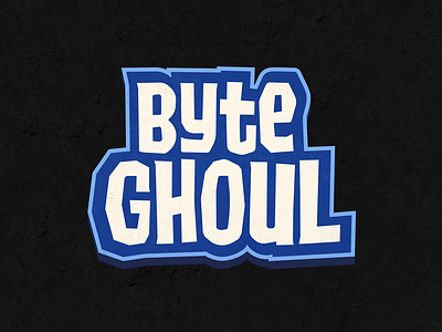 Byteghoul branding identity lettering logo type