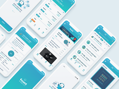 'Fount' UI/UX redesign project 🐳