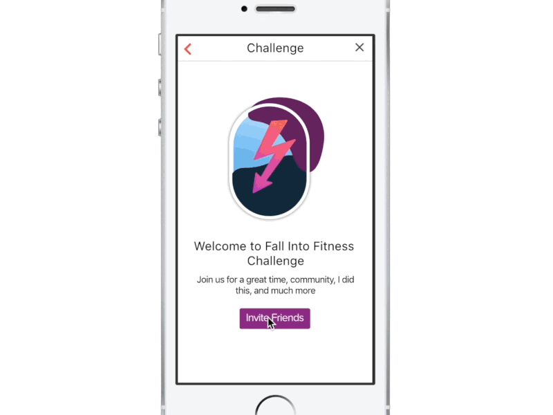 Invitation interaction invitation product app product design framerjs animation ux ui