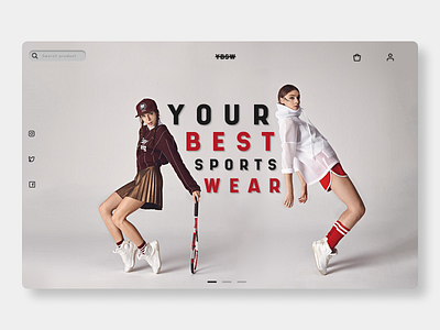 Sportswear  - Home Page