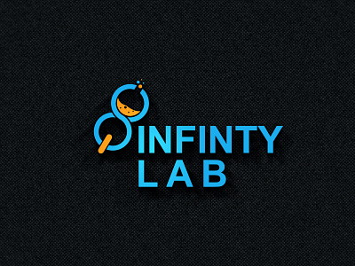 infinity lab logo design branding graphic design logo