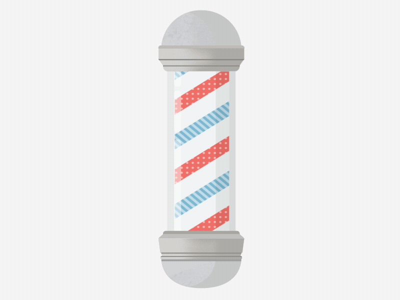 Barber Pole barber barberpole dots gif lines loop pole polkadots texture