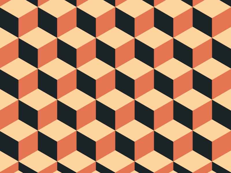 Cubed animated pattern blocks cubes geometry loop pattern