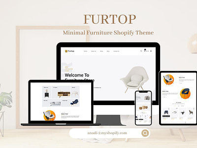 Furtop - Furniture Shopify Theme branding design ecommerce shopify web website website design