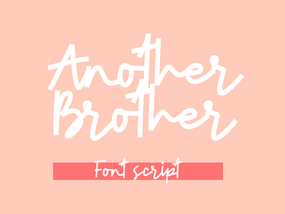 Another Brother Font Script