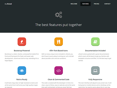 uPanel Frontend - Features