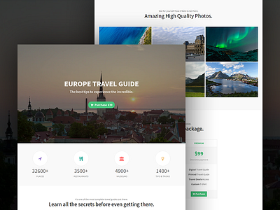 OneUI - Travel Guide dashboard template travel ui ui design user interface web application