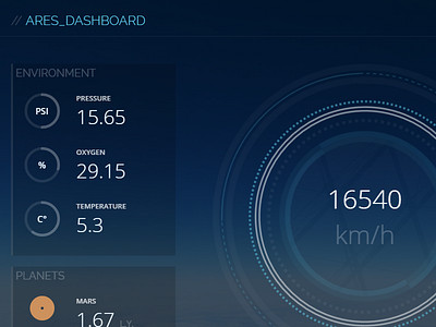 Ares Dashboard dashboard freebie futuristic sci fi template ui ui design