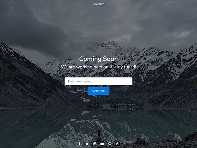 Coming Soon coming soon freebie landing template