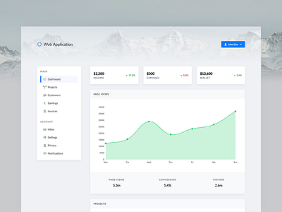 Web App Dashboard