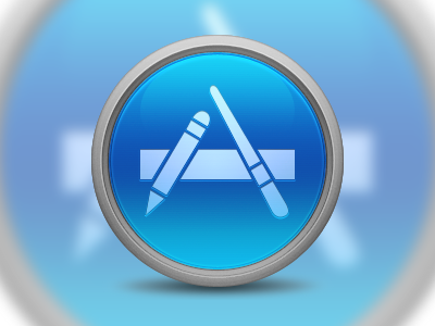 Mac App Store Edited blue icon mac app store replacement retry