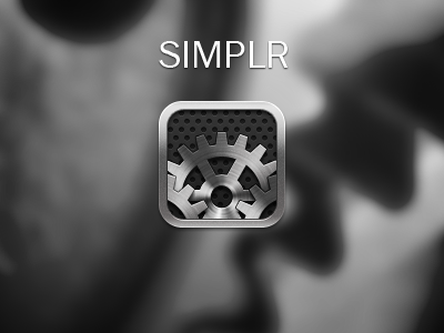 Settings Icon blur cogs icons iphone settings simplr theme