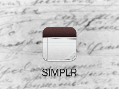 Notes brown crappy preview icon icons iphone lined notes paper simplr theme white