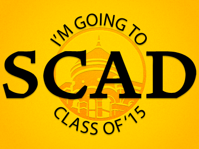 I'm Going To College black college excited gold scad yellow yes!