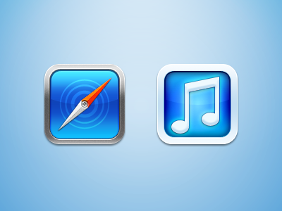 I'm Not Sure icons iphone ipod itunes music safari simplr theme
