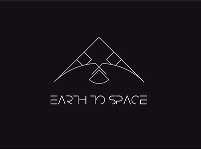 Earth To Space art brand identy business logo company logo earth to space fahadmeerx logo logo design minimalist logo