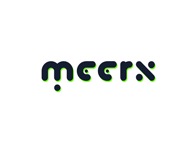 meerx brand identity custom logo design logo graphic design meerx logo minimalist logho typography