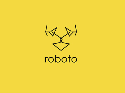 Roboto logo brand logo company logo designnew logo inspiration logo design r logo robot logo roboto