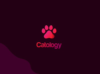 Cat foot print logo (Catology) 2d logo brand identity branding business logo cat logo catology company logo design fahadmeerx graphic design logo logo maker logodesign minimal logo vector