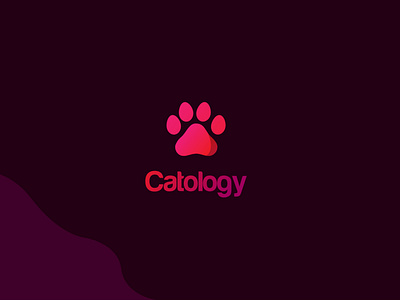 Cat foot print logo (Catology)