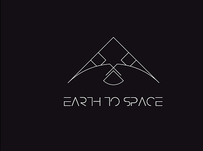Earth To Space business logo company logo earth to space illustration logo