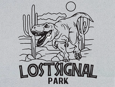 Lostsignal Park art branding design graphic design illustration illustrator logo minimal type typography vector