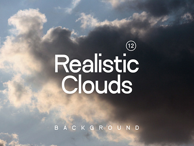 Realistic Clouds Background animation branding design graphic design illustration illustrator logo overlay photoshop sky texture vintage
