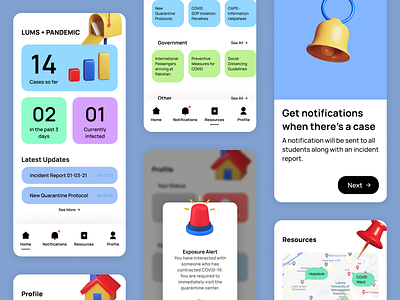 LUMS + PANDEMIC COVID-19 App