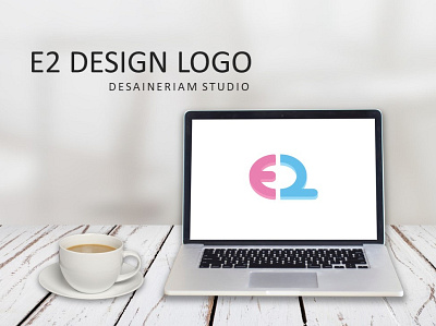 E2 LOGO 3d branding business design flat graphic design illustrator logo