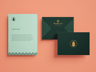 Matuya branding branding design fruit green icon icon design logo logotype pineappler stationery symbol icon