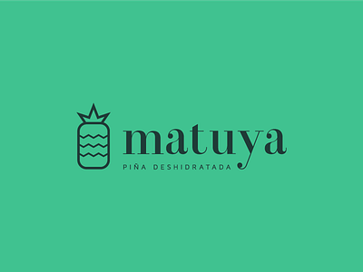 Matuya - Branding brand branding design food logo icon logo pineapple vector wordmark