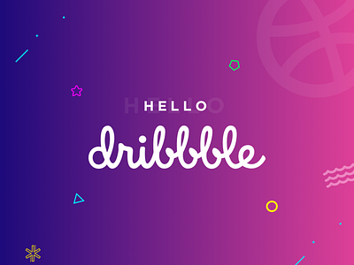 Hello Dribbble! design first shot hello dribbble