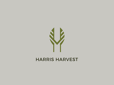 Logo for a harvesting company abstract agriculture app best branding chat graphic design h harvest hh icon identity illustration letter h logo logo design logofolio minimal minimalistic produce