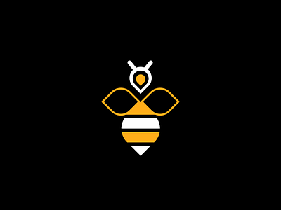 Bee icon abstract abstraction app bee best branding chat design graphic design icon identity illustration logo logo design logofolio message minimal simple typography wordmark